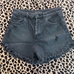Wild fable high waist black jean shorts